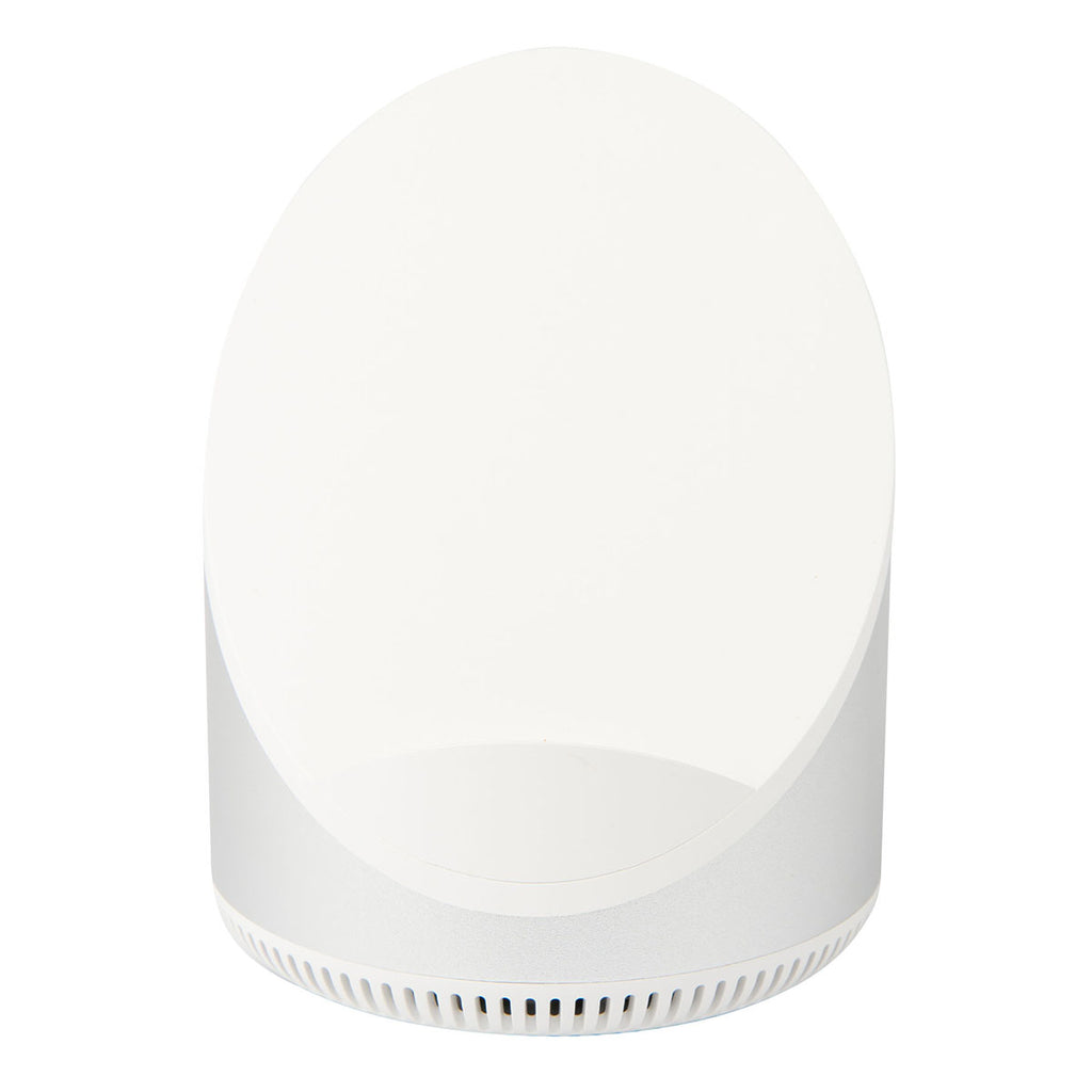 Peak Pitch Wireless Speaker and Charger Full Color - Silver - Front