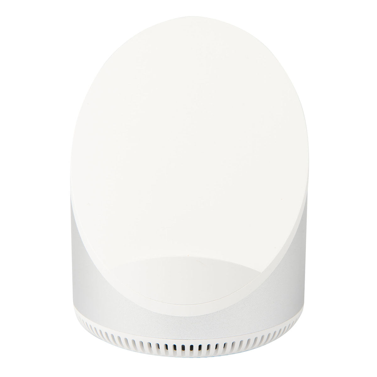 Peak Pitch Wireless Speaker and Charger Full Color - Silver - Front