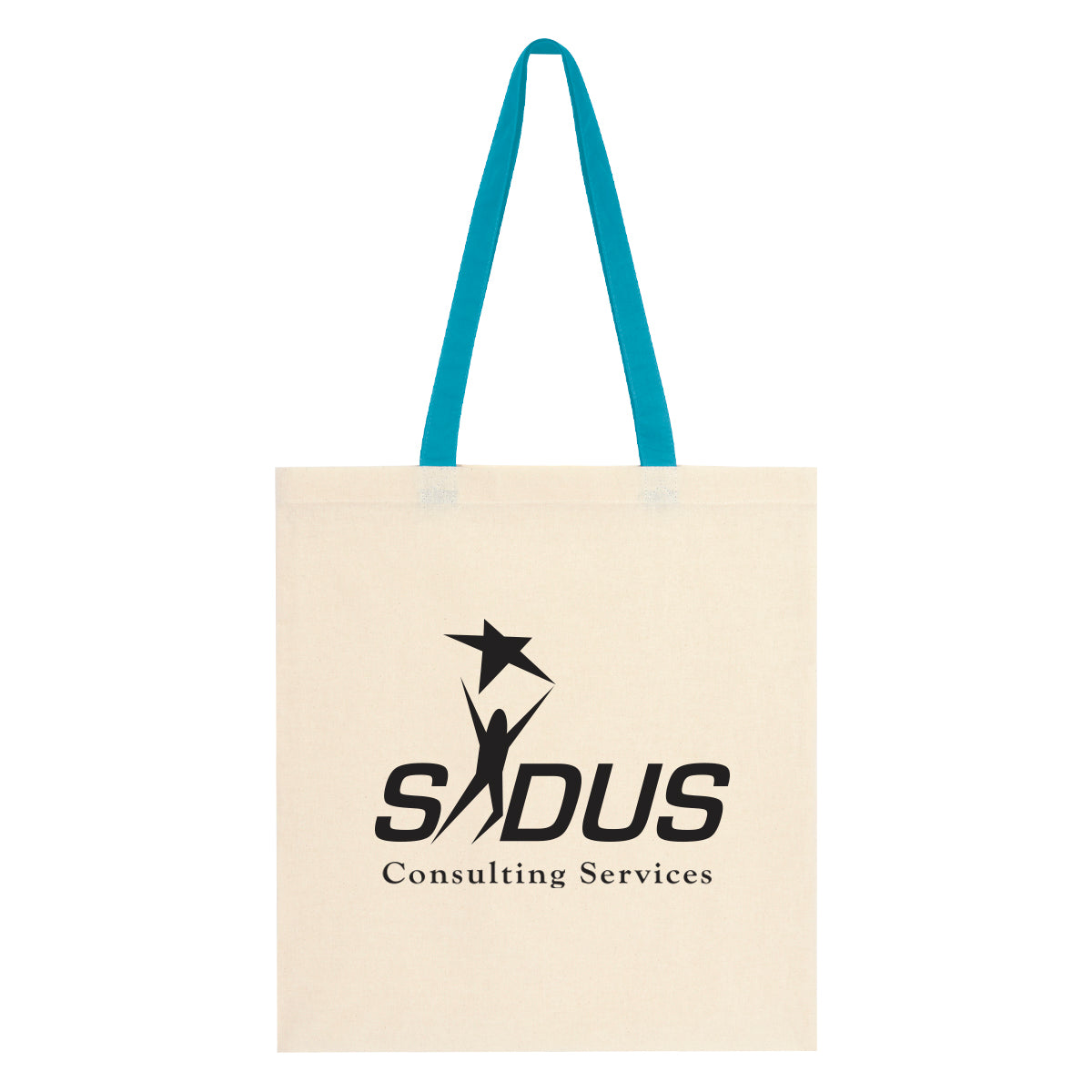 Penny Wise Cotton Canvas Tote Bag, 4 oz - Silk Screen