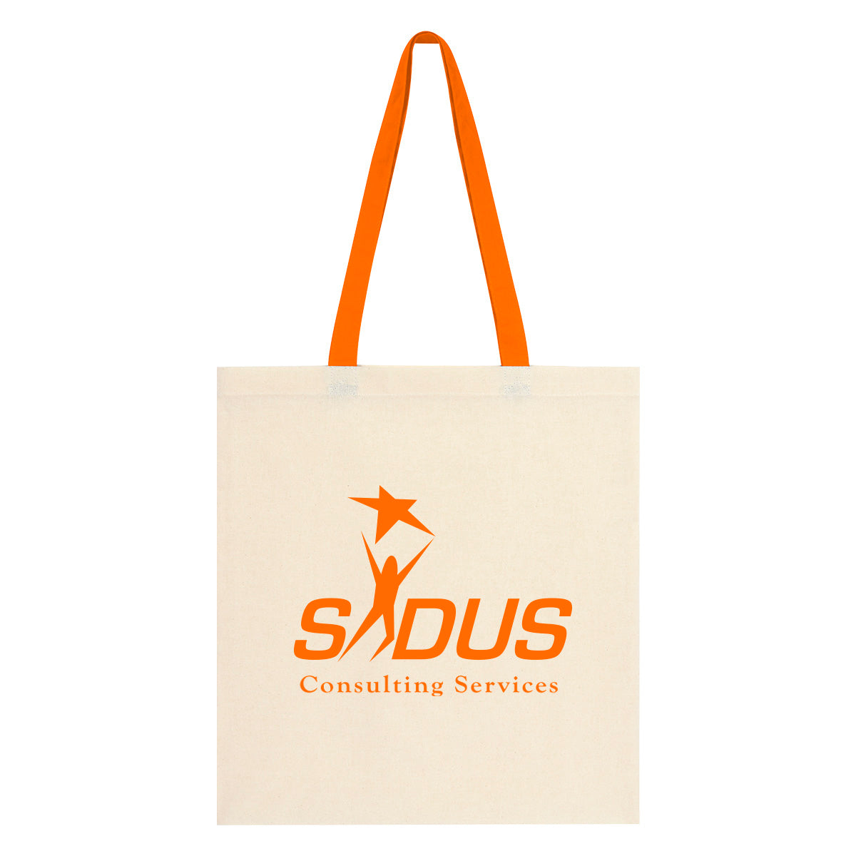 Penny Wise Cotton Canvas Tote Bag, 4 oz - Silk Screen