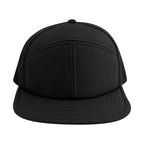 Performance Trucker Cap, 7 Panel - Black - Front