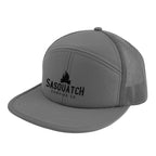 Performance Trucker Cap, 7 Panel - Gray - Embroidery