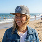 Performance Trucker Cap, 7 Panel - Gray - Lifestyle_Embroidery