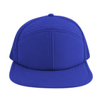 Performance Trucker Cap, 7 Panel - Royal Blue - Front