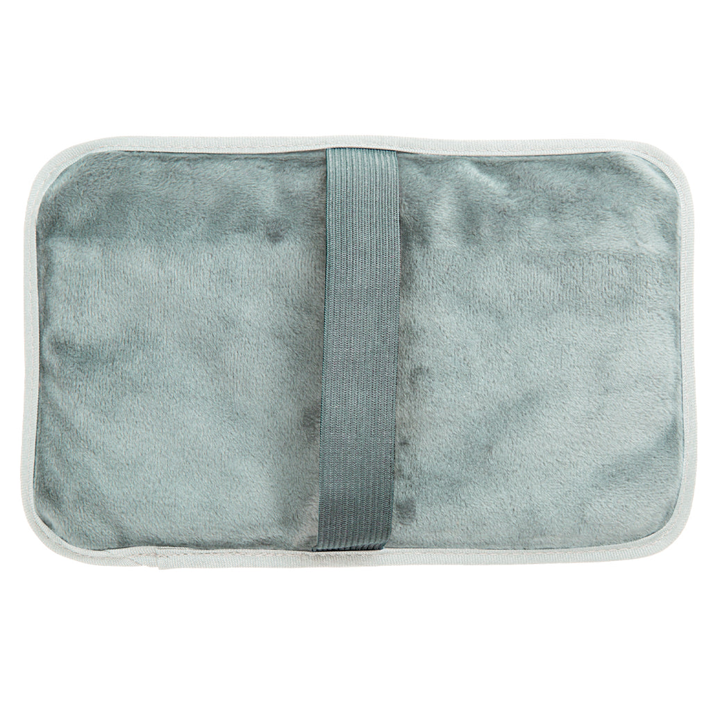 Plush Gel Beads Hot and Cold Pack - Gray - Back