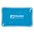 Plush Gel Beads Hot and Cold Pack - Light Blue - Pad Print