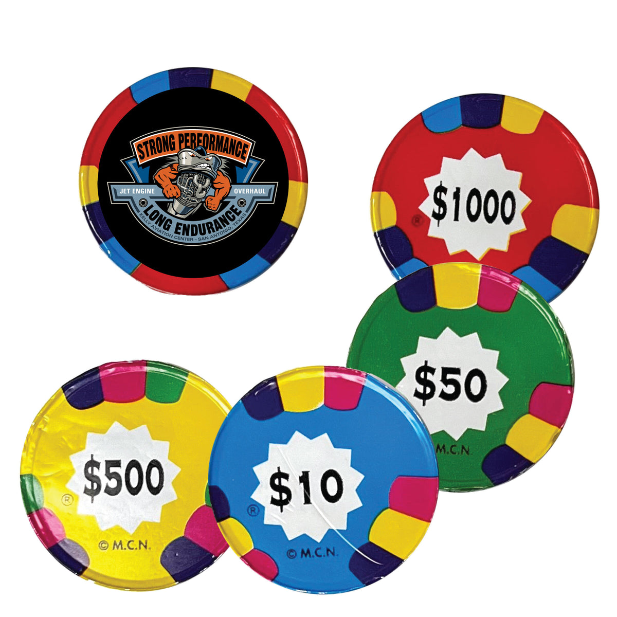 Poker Chips in Chocolate - Chocolate Poker Chips