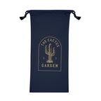 Polyester Pouch with Drawstring - Navy - Silk Screen