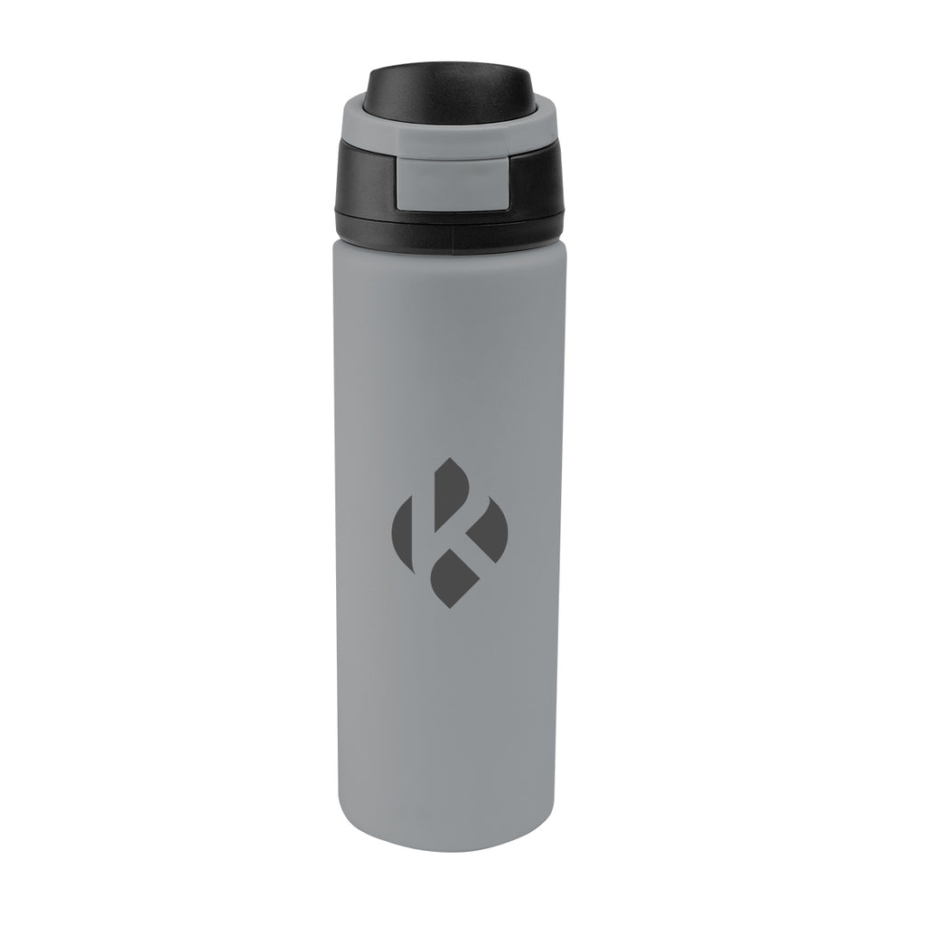 Pop Sip Recycled Stainless Steel Bottle, 24 oz - Silk Screen
