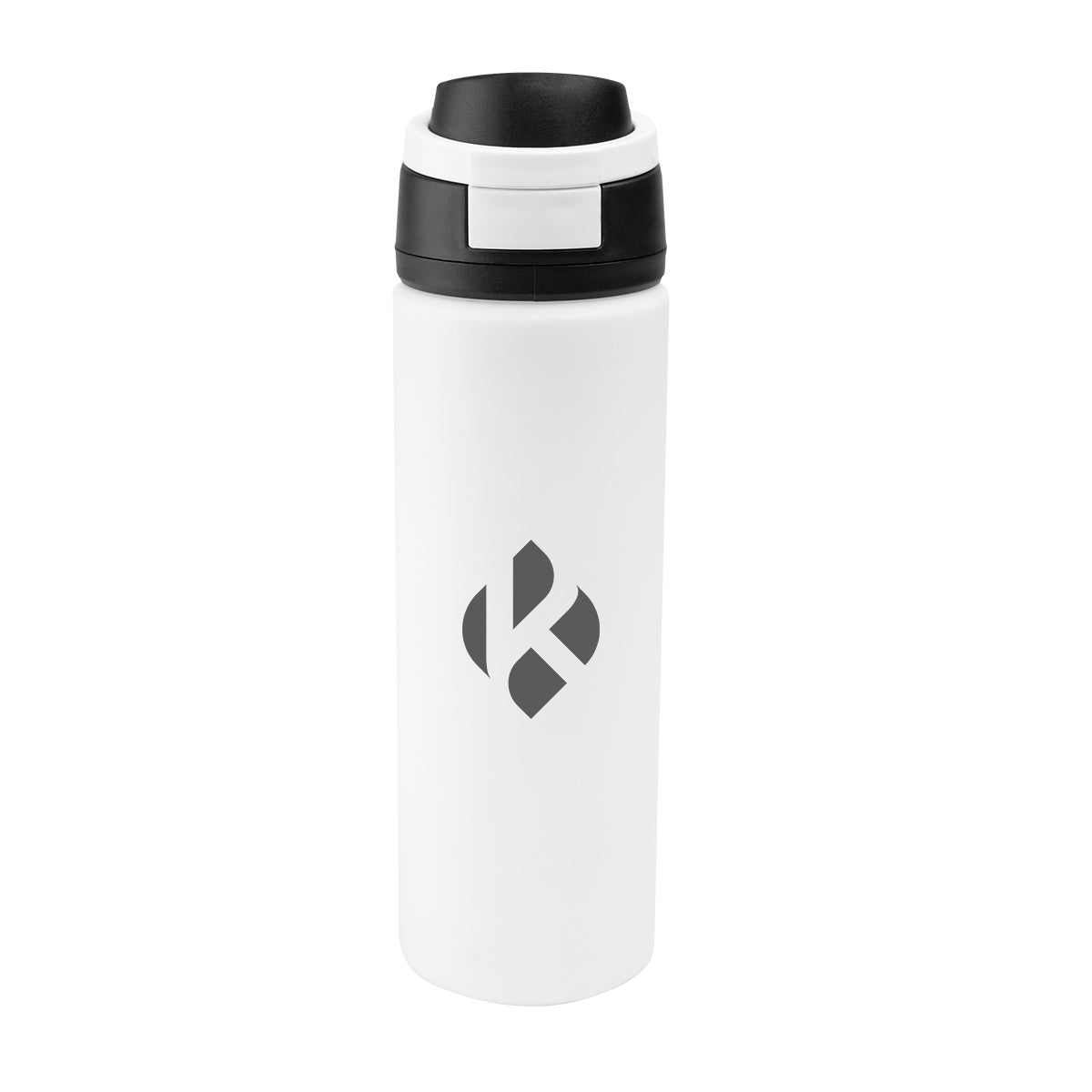Pop Sip Recycled Stainless Steel Bottle, 24 oz - Silk Screen