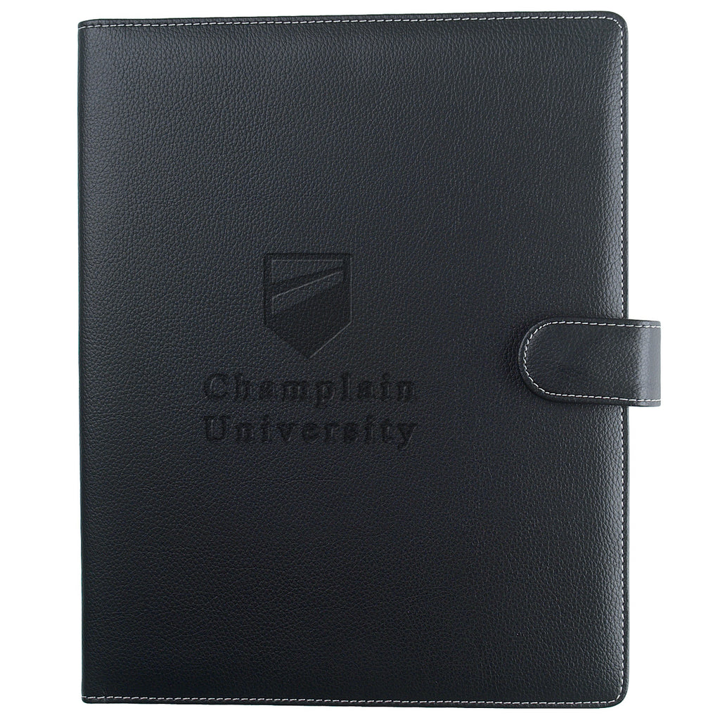 Portfolio in Pebble Grain Debossing - Black - Debossing