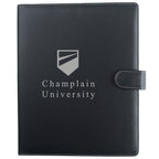 Portfolio in Pebble Grain Debossing - Black - Silk Screen