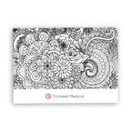Post-it Printed Coloring Pad, 25 Sheets - White - Full Color