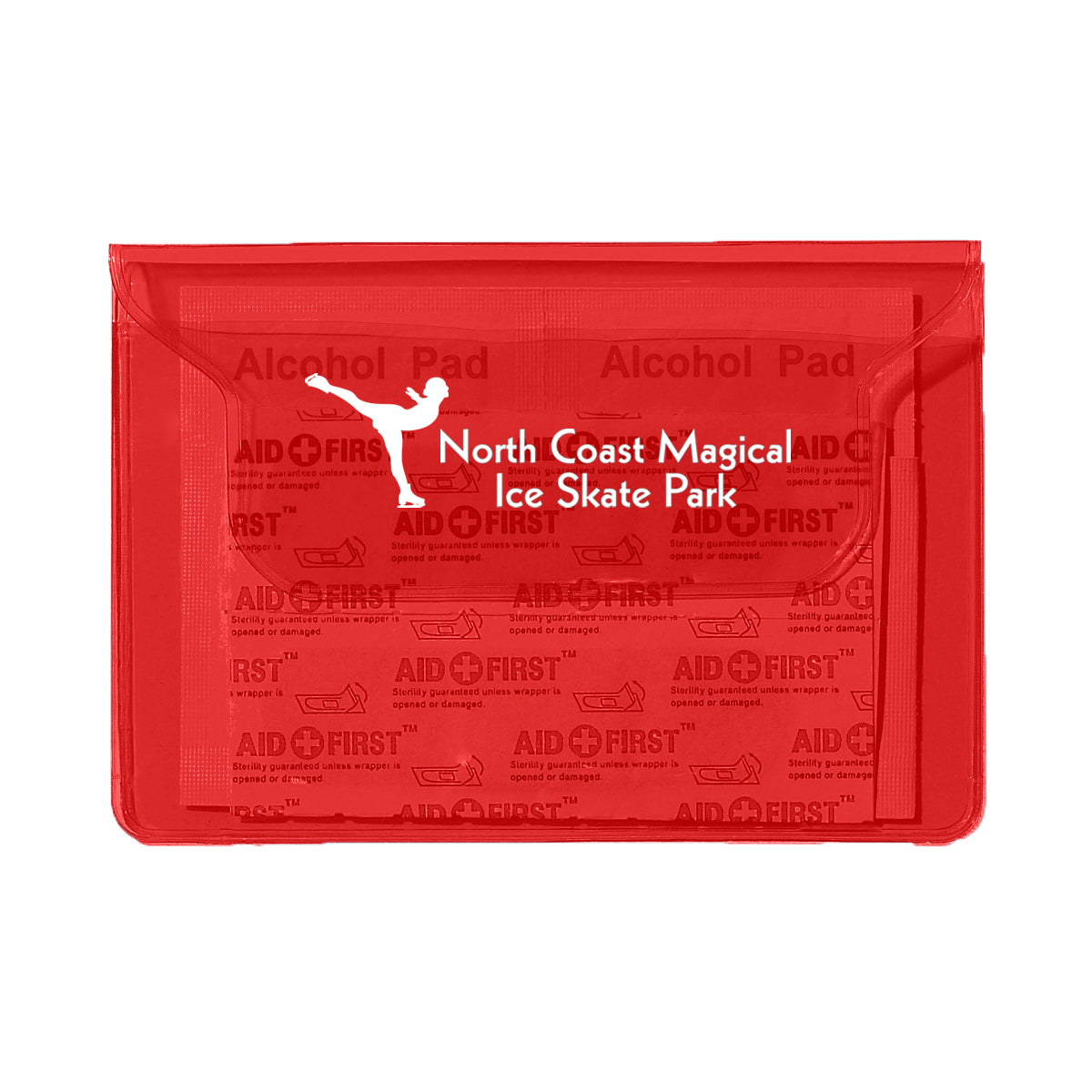 Pouch for First Aid - Red - Silk Screen