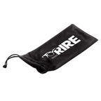 Pouch in Microfiber with a Drawstring - Black - Silk Screen