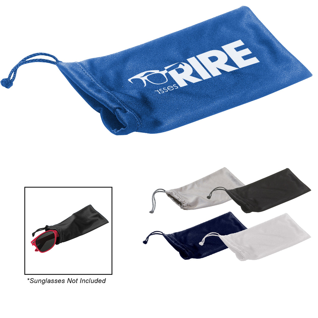 Pouch in Microfiber with a Drawstring
