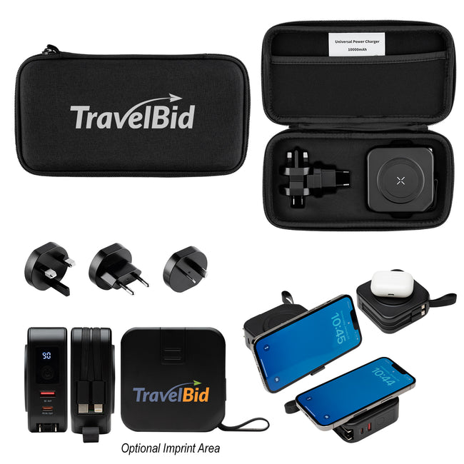 Power Bank and Charger with International Adapters