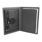 Power Folio with Wireless Charger and Power Bank - Open