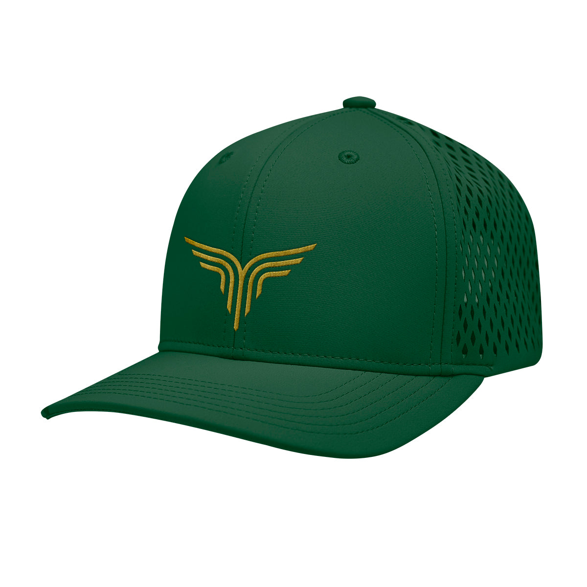 Prodigy Flex Cap, Performance - Green - Embroidery