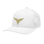 Prodigy Flex Cap, Performance - White - Embroidery