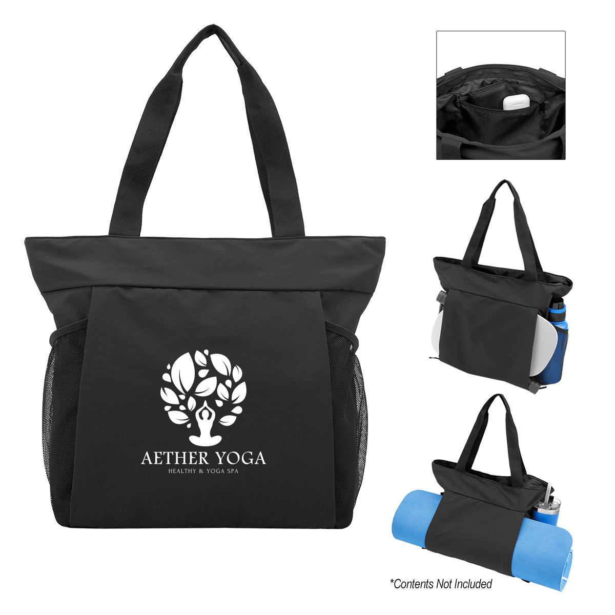 Pulse Tote Bag, Recycled - Silk Screen