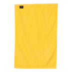 Q-Tees Deluxe Hemmed Hand Towel - Yellow - Back