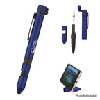 Quest Multi Tool Pen, Six-Way - Blue - Silk Screen