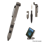 Quest Multi Tool Pen, Six-Way - Gunmetal - Silk Screen