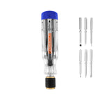 Quick Release Screwdriver, Six-Way - Royal With Clear - Pad Print