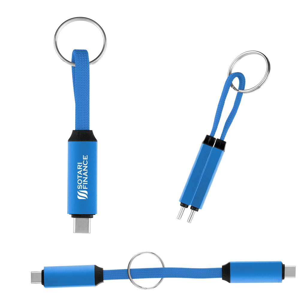 Quick Snap Fast Charging Cable, 60W - Royal Blue - Laser