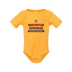 Rabbit Skins Infant Baby Rib Bodysuit Full Color - Gold - Front