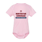 Rabbit Skins Infant Baby Rib Bodysuit Full Color - Pink - Front