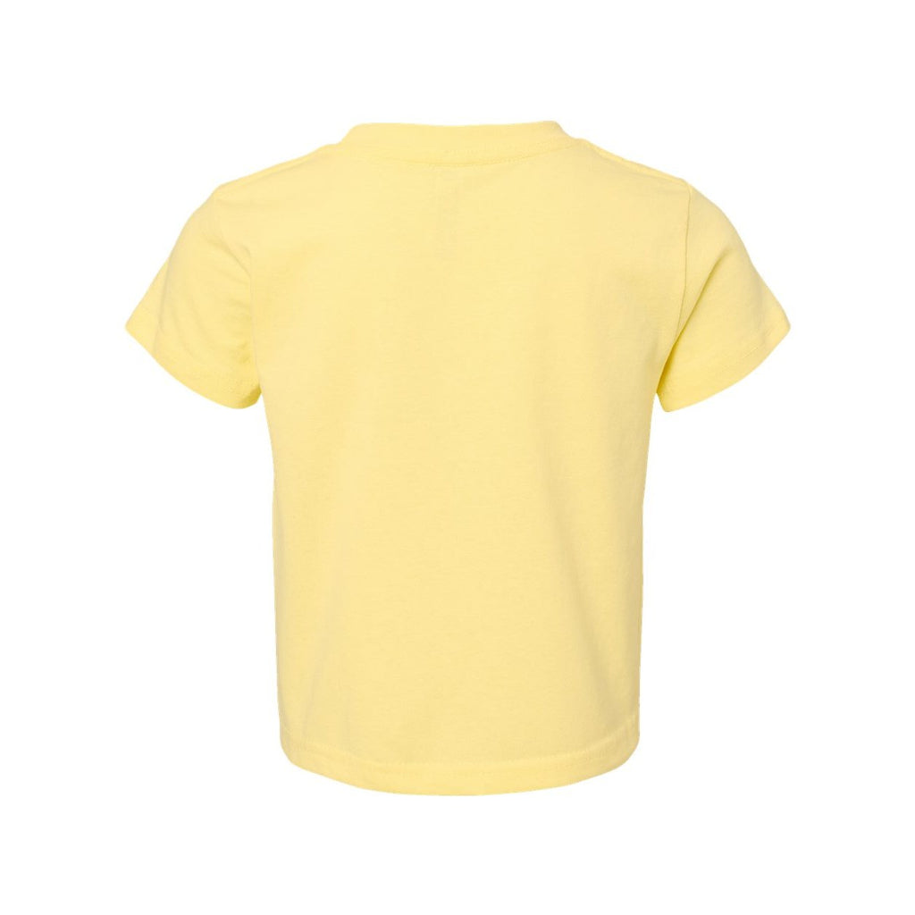 Rabbit Skins Toddler Cotton Jersey Tee - Banana - Back