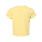 Rabbit Skins Toddler Cotton Jersey Tee - Banana - Back
