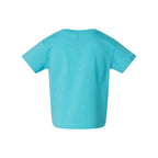 Rabbit Skins Toddler Cotton Jersey Tee - Caribbean - Back