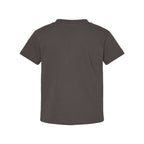 Rabbit Skins Toddler Cotton Jersey Tee - Charcoal - Back