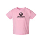 Rabbit Skins Toddler Cotton Jersey Tee - Pink - Front