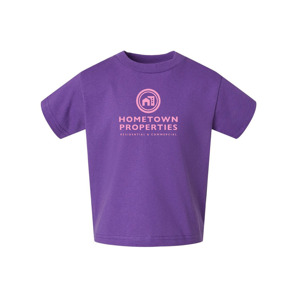 Rabbit Skins Toddler Cotton Jersey Tee - Purple - Front