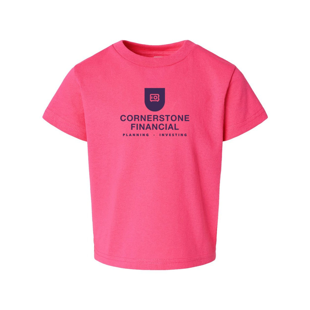 Rabbit Skins Youth Juvy Tee - Hot Pink - Front