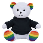 Rainbow Bear Plush Toy, 6 Inch - Rainbow - Shirt_Blank
