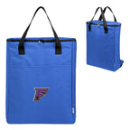 Recon Fifteen Can Cooler Backpack in Recycled PET Embroidery - Royal Blue - Embroidery