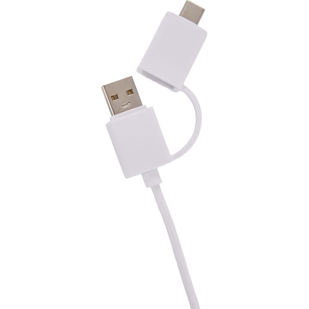 Recycled 5-in-1 Charging Cable, 39 Inch - White - Detail 2