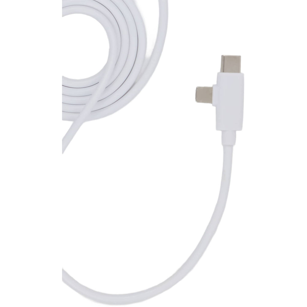 Recycled 5-in-1 Charging Cable, 39 Inch - White - Detail 3