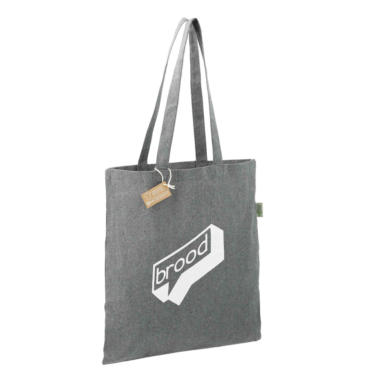 Recycled Cotton Blend Convention Tote, 7 oz Transfer - Multi-Colored - Photo