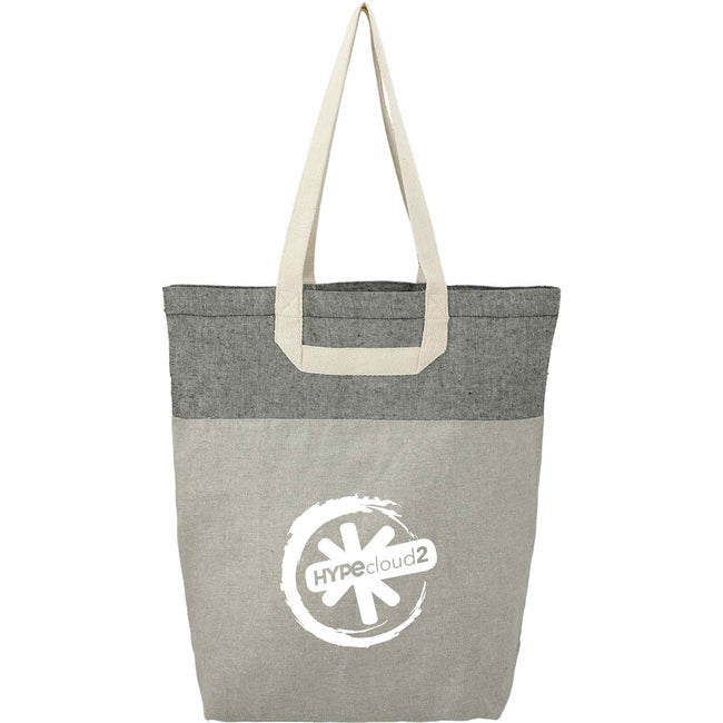Recycled Cotton Book Tote with U-Handles