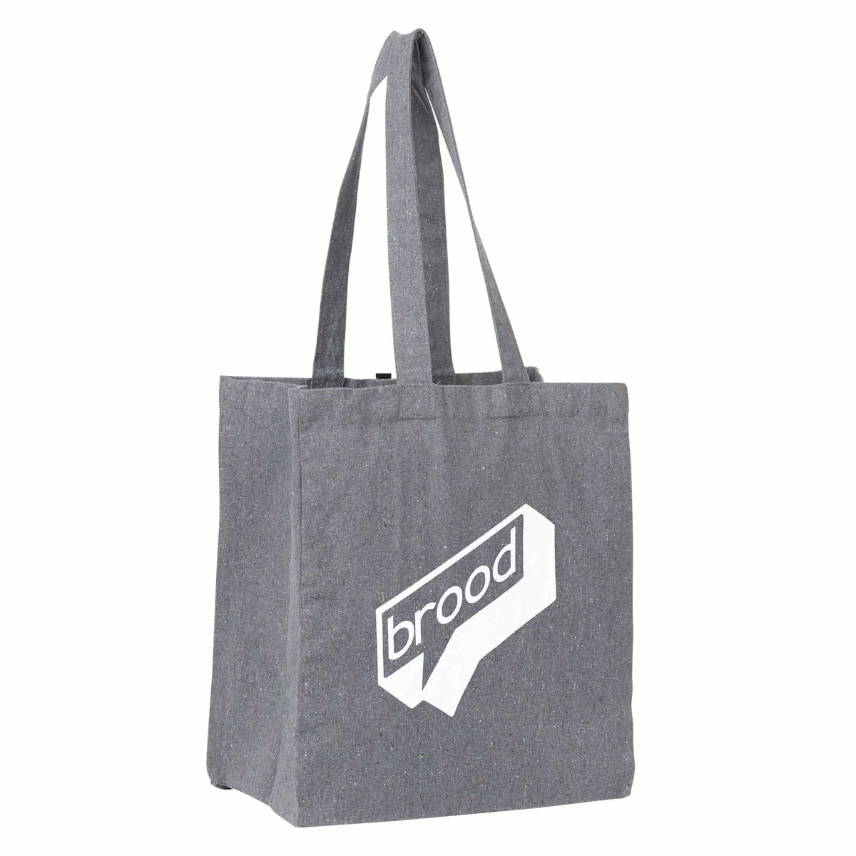 Recycled Cotton Grocery Tote, 7 oz Embroidery - Multi-Colored - Photo