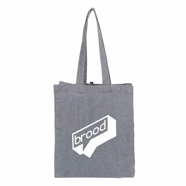 Recycled Cotton Grocery Tote, 7 oz Full Color