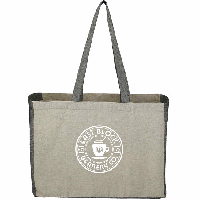 Recycled Cotton Shopper with Contrast Sides Full Color