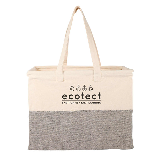 Recycled Cotton Utility Tote, 10 oz Embroidery