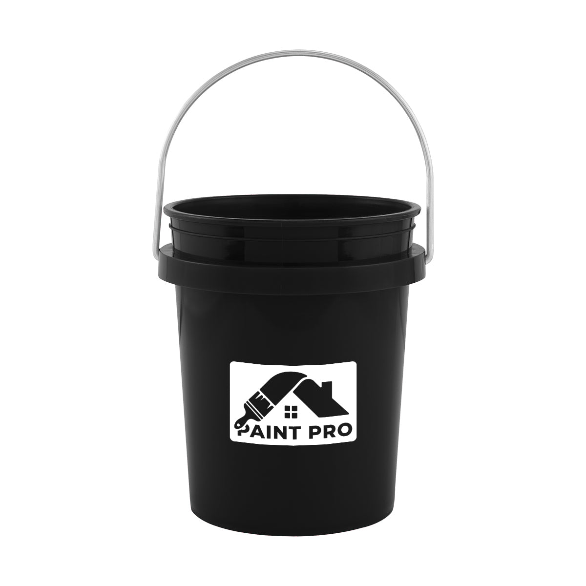 Recycled Mini Bucket, 13 oz - Black - Silk Screen